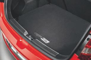 velour side Protective trunk mat in high-quality soft velour on the reverse. Complete with cee d logo.