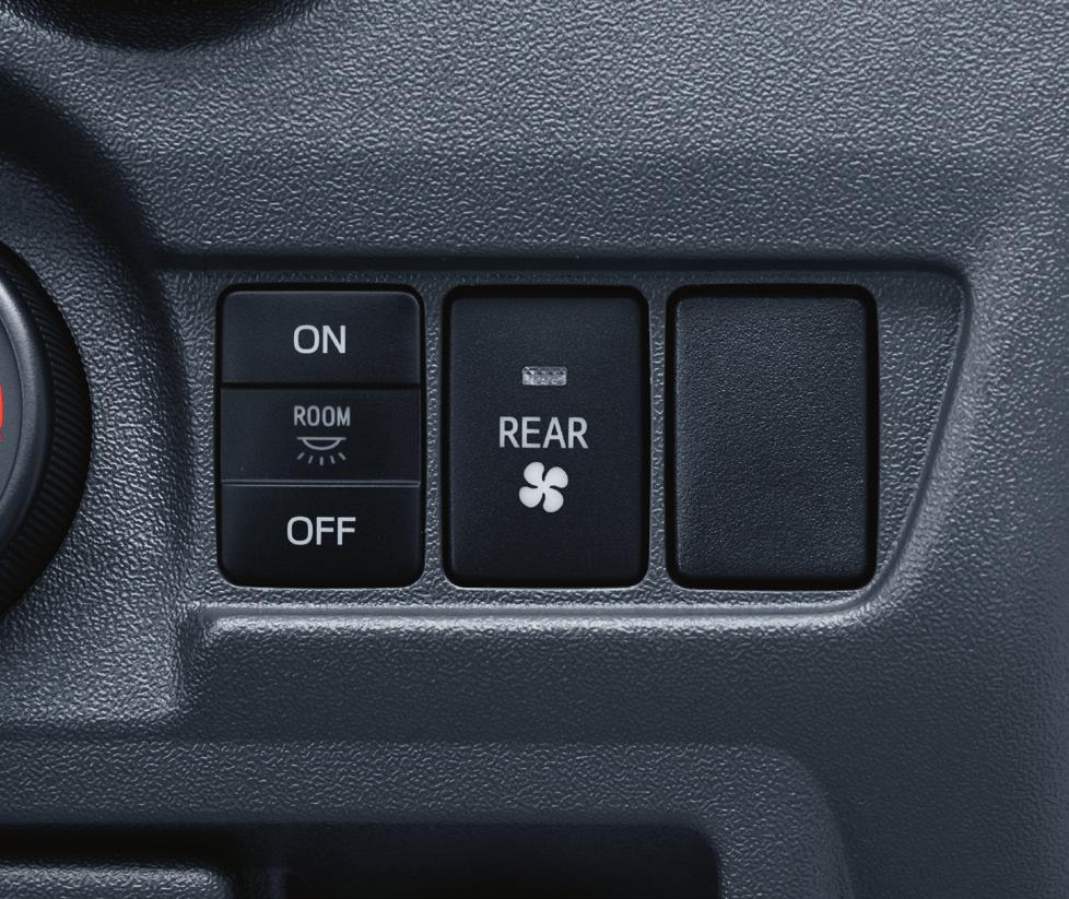 Front power windows are standard and when the weather takes a turn for the worse, the heater and air conditioning will keep those in the front seats comfortable inside, and then on bright days the