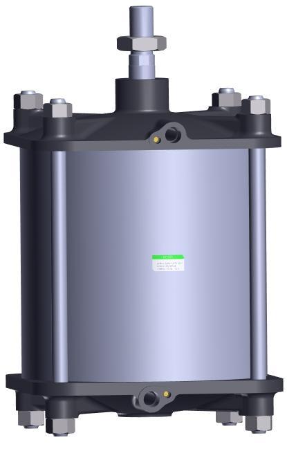 Pneumatic cylinder CC Series (Ø200 Ø350) Installation Operation and