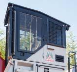 Choose rear-entry or side-entry cabs & risers, with windows made from