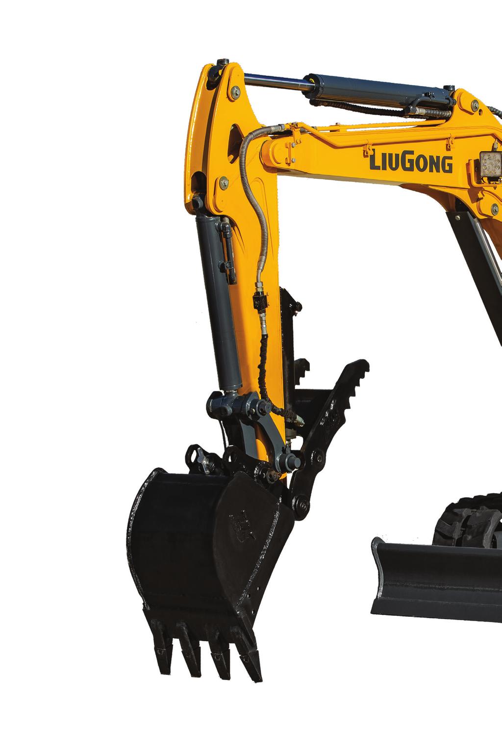 9035E EXCAVATOR UNBEATABLE RETURN ON YOUR INVESTMENT LiuGong 9035EZTS, Zero Tail Swing excavator, designed to maximize your productivity while offering a clear line of sight within a confined work