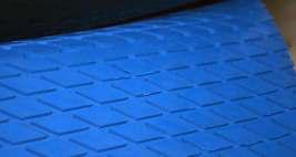 DRUM LAGGING - Mini Diamond Blue * Blue wear resistant rubber * ± 55 Shore * Specific weight 1.