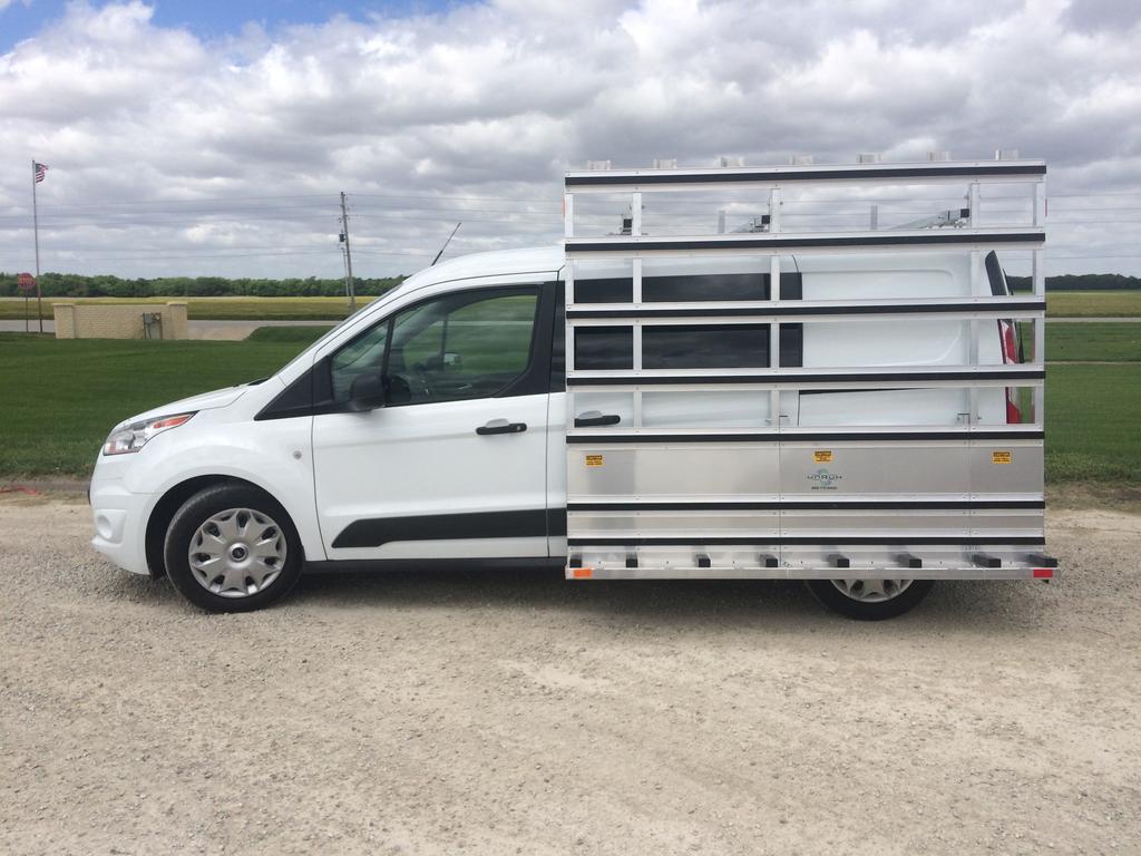 1.888.772.8400 Big to small... We do it all Van Rack Installation Manual Ford Transit Connect Thank you for your purchase of an Unruh Fab Van rack.