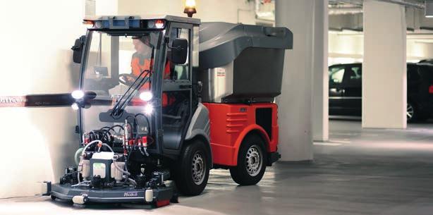 In combination with the CityCleaner, the Citymaster 1250plus Efficient dust control: The sweeper has been certified both independently and by DEKRA for its works with a combination of eligibility to