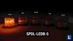 The SPDL-LEDB-5 features a non-metallic housing for a high degree of corrosion resistance which is an important feature to consider for a marine location dock light.