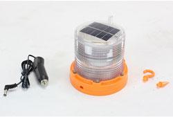 This compact rechargeable LED solar strobing dock light contains an LED diode assembly that produces 360 of brilliant light.