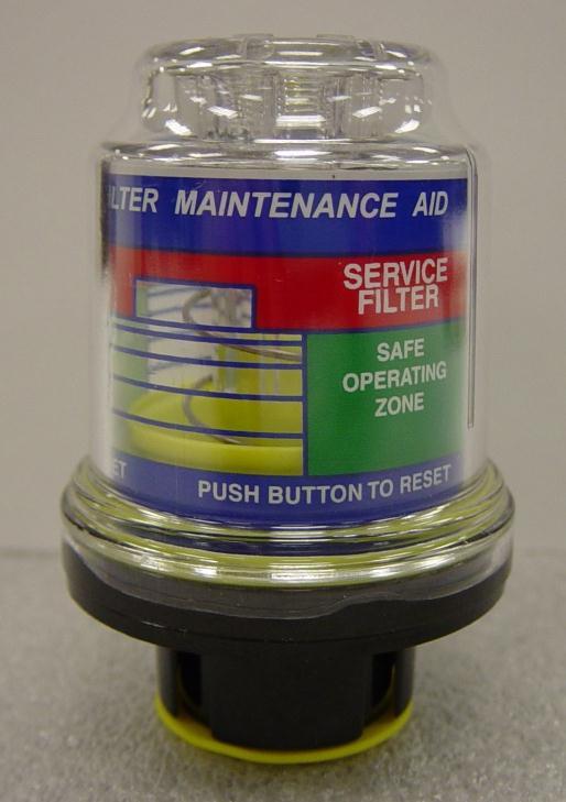 Donaldson IBF System Filter Maintenance Aid (FMA) Pre and Post flight indication of filter contamination level, maximum pressure drop.
