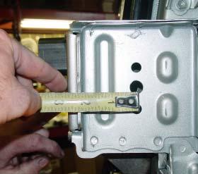 backing plates and bolt through these on each side with ½" x 4" bolts (Fig.L) and special locking nuts on the inside of the frame(fig.m and N).