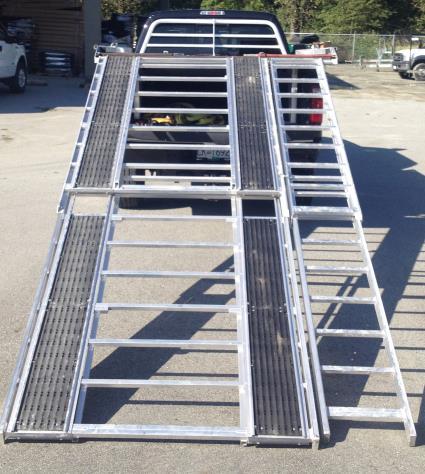 5, 10 and 12 side by side ramps that attach to the standard ATV/Snowmobile ramp on the right side in order to safely load