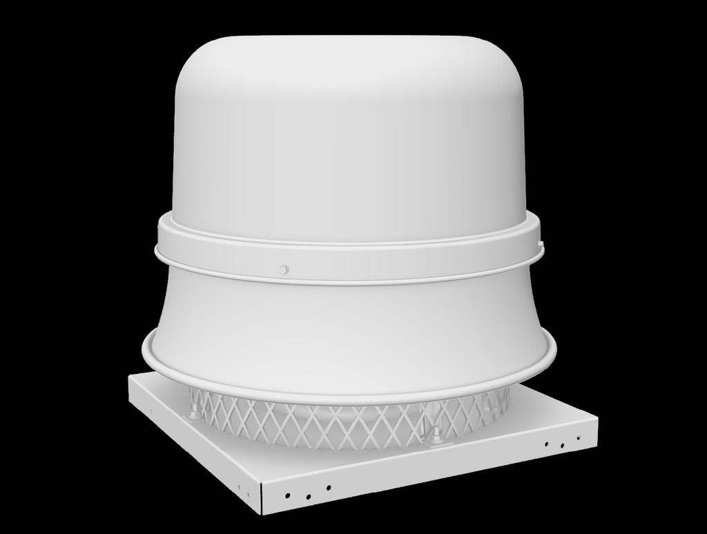 INTRODUCTION Description PennBarry roof-mounted ventilators are belt-driven centrifugal exhausters designed to meet air delivery requirements where steady exhaust is needed under moderate static