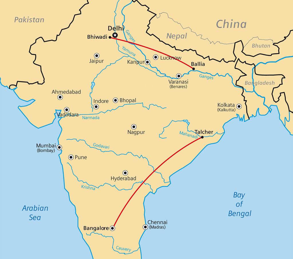 HVDC Highlights in India: East-South Interconnector and Ballia-Bhiwadi Bhiwadi DC