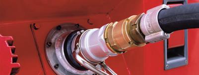 8 Sealed refuelling system In addition to open refuelling using a fuel nozzle, at some loca tions DB Energie also offers refuelling using a sealed system with a quick-release locking ring.