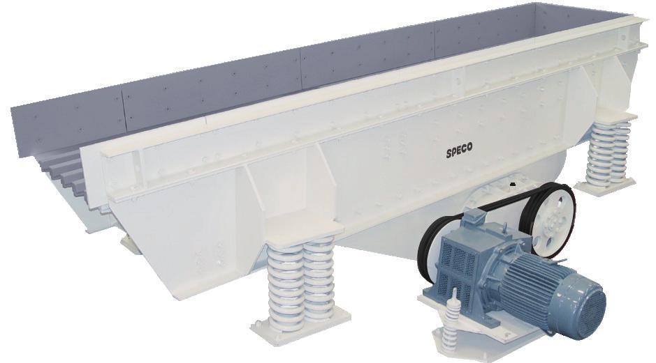 Grizzly Feeder Horizontal Type SPECO Horizontal Grizzly Feeders are designed for regulating the feeding rate by separating materials for sizing, removing the unwanted, and bypassing the smaller size