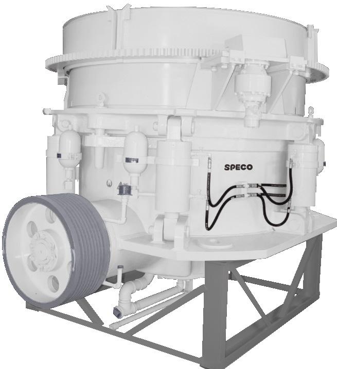 High Speed Cone Crusher SPECO High Speed Cone Crusher Features: High capacity product with perfect shape and even sizing.