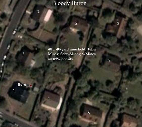 This is a satellite view of Buron today.