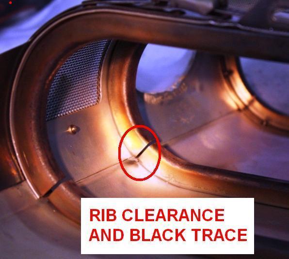 2.5 Shroud analysis by the airplane manufacturer (CEAPR) The airplane manufacturer CEAPR inspected the OO-C** exhaust shroud as well as identical new parts stored at the factory.