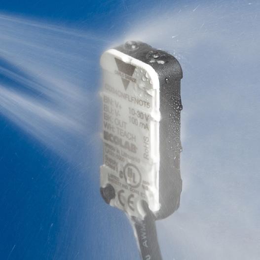 As a result, the CD34 sensor can be used in applications that are exposed to wind and weather as well as environments that use high-pressure washdown