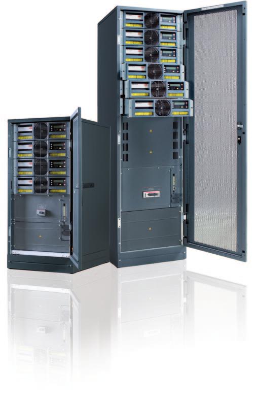 Designed to provide large system benefits for medium power applications Designed for medium power applications, the DPA UPScale ST delivers true modular power protection from 10 to 120 kw (one to six