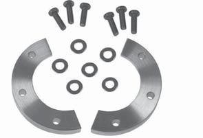 KF Components KF Connecting elements Quick CF Clamp chains VaCFix, stainless steel Quick CF Clamp chains for quick and space-saving mounting of KF flange connection Material Suitable flanges Suitable