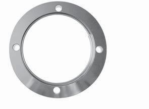 ISO Components ISO Flanges ISO Rotatable bolt rings with retaining ring, stainless steel 04 D2 D ISO6R-04 6 10 110 9 95 12 ISO80R-04 80 145 125 9 110 12 ISO100R-04 100 165 145 9 10 12 ISO160R-04 160