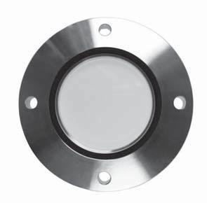 ISO Components ISO Viewports Viewports with removable O-ring seal on ISO-F flange, wall mounting with screws He leak rate Window material Flange material Transmission range < 1.