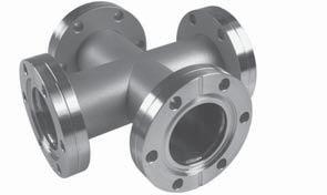 CF Components CF Components CF 4-way crosses, 2 flanges rotatable, stainless steel Orientation of bolt holes according to ISO 980- Stainless steel 04 Stainlees steel 16N-ESR X16RS-16 X16RS-16NS