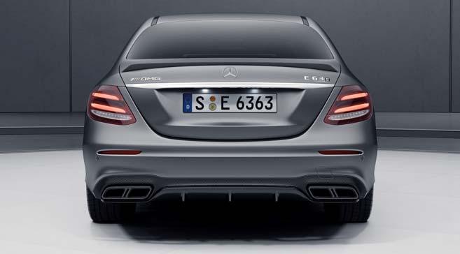 panels in carbon fibre Insert in AMG rear apron above rear diffuser in carbon fibre Trim element in the