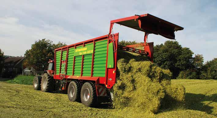 Forage transport wagon Clever dosing & operating Quick and easy discharge Wide