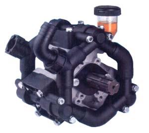 P Series - plastic or plastic coated diaphragm pumps N E W! Max. flow: 9.6 gpm Max.