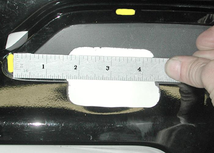 For the 2006 Lincoln Mark LT, refer to Figures AA and BB on page 6 for the fascia trimming only, then on to step 13. Fig.B Fig.