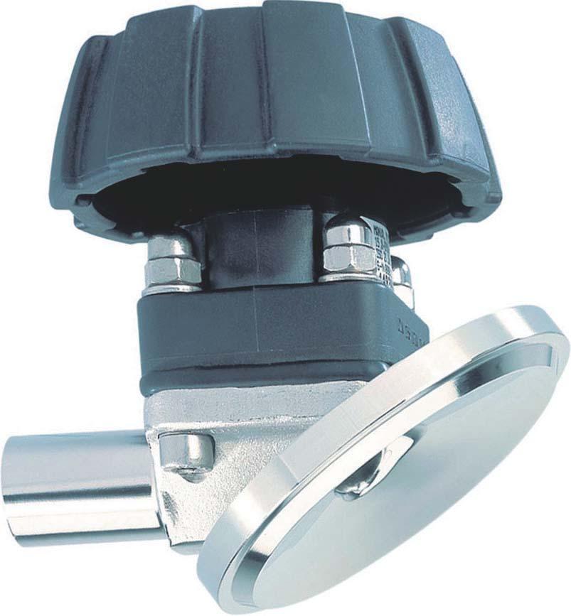 Valve bonnet and hand wheel Material: hand wheel PPS valve bonnet PPS Option: hand wheel PPS valve bonnet stainless steel hand wheel stainless steel valve bonnet stainless steel lock, stainless steel