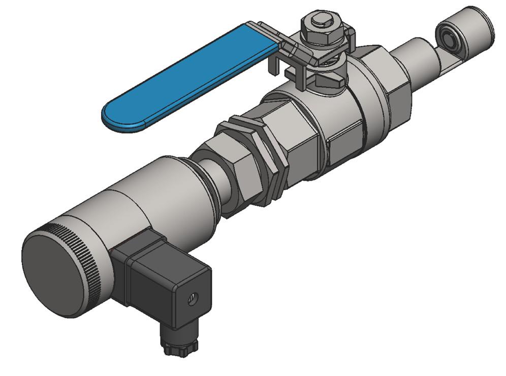 equipped with Tuchenhagen Type N but is is available with many different process connections. The process pipe is NOT included.