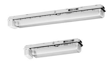 EXLUX 6008 Series 6008/5 6008/8 Explosion Protected Fluorescent Emergency Luminaire for Hazardous and Corrosive Applications EXLUX 6008 carries out pre-programmed testing schedules, monitors