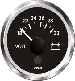 Voltmeter / Ammeter Voltmeter Voltmeter Ø 52 mm Part number Voltage Range Input Dial / Bezel A2C59512545 12 V 8 16 V - / round 38,30 A2C59512546 12 V 8 16 V - / round 38,30 Voltmeter Ø 52 mm Part
