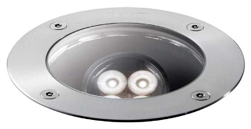 Performance Precision Optic Professional Inground LED Fixture Concept: 4 LED projector incorporating maximum precision and control for specific aimed illumination of objects. Housing: 8 tall x 6.