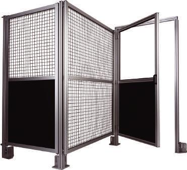 MFS Machine Fencing System HepcoMotion s machine fencing system provides a protective barrier around machine installations, gantries, robot systems and stocking areas.
