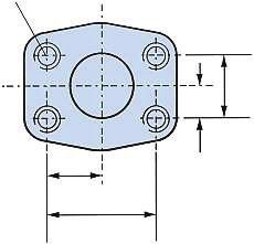 /4/8CN Series 8CN Flange Face Details (SE 2 3-M) Flange face mounting holes M2-.7 x 22 deep 2.4 42.8 38.9 77.8 Pressure Drop Curves With.7 bar 