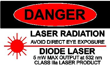 USER GUIDE Product Safety Precautions! IMPORTANT! The L-CAS uses Class IIIa, IEC 3R lasers which could be hazardous to your eyes. Do not view the laser beam directly.