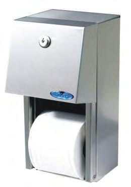 Dispensers for Paper Products Dispensers with Shelf Code 158-10: Dispenser with shelf, stainless steel no.