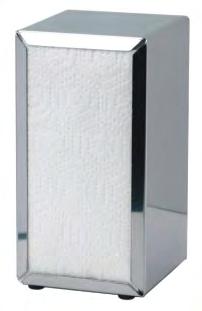 Dispensers for Paper Products Facial Tissue Dispenser Code 175: Code 180: Recessed, polished chrome finish Surface mount, polished chrome finish Code 175 Face plate manufactured from 20 ga. steel.