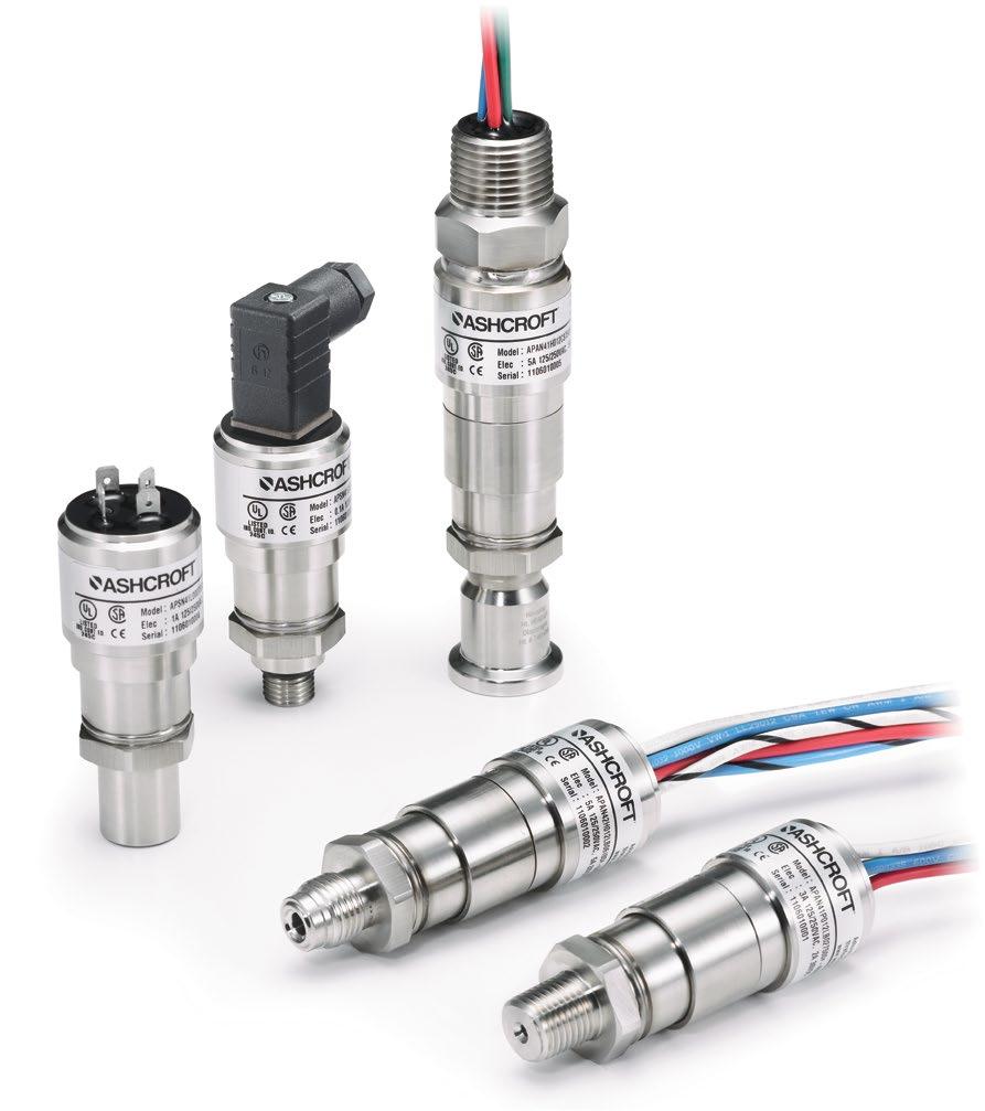 A-Series Miniature Watertight Pressure Switches FEATURES Compact size 36 Stainless steel construction Pressure ranges from vacuum to 000 bar (5.