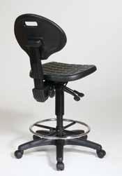 Multi Task Control Adjustable Footrest Seat Size:...18.5W x 18D x 1.