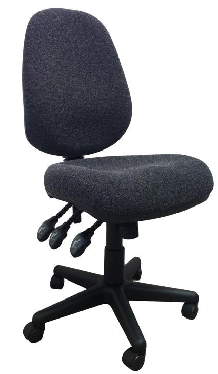 Dunstan chair, excellent comfort, easy adjustment with lockable levers and precise