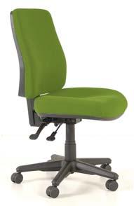 Roma 2 Lever Mid Back (Navy Pyramid) Roma 2 Lever High Back (Green Pyramid) AFRDI certifi ed 130 x 48mm gaslift Ratchet height adjustable back/lumbar Adjustable seat and backrest angle free fl oating