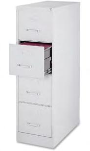 95 Mobile pedestal file features two high-sided drawers with full extension for great access and plenty of filing space.
