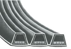 HEV banded V-belts are joined together using high quality Neoprene fabric.