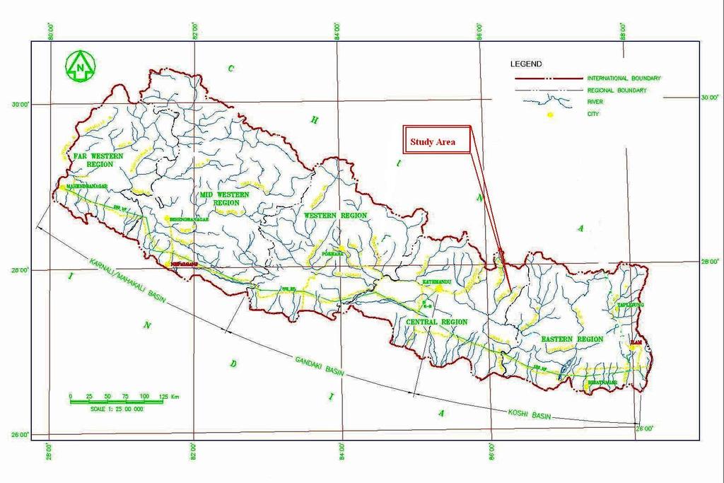 3.0 Project Description 3.1 Location & Access The project site is about 175 km away from Kathmandu, the capital city of Nepal.