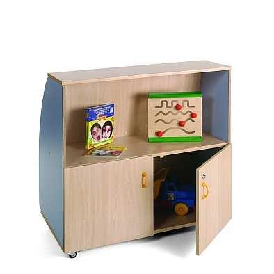 Double sided book trolley 90 x 50