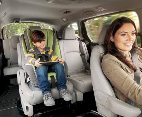 With seating configurations to keep your little ones within reach and highly adjustable driver s-seat settings, this minivan works harder so you don t have to.