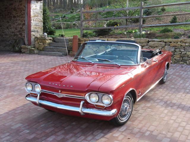 PAGE 9 For Sale: 1964 Monza Convertible. 110HP/ PowerGlide. Ember Red, black top and interior. New tires. Engine and transmission seals replaced (Corvair Ranch), no leaks!